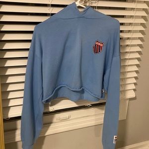 Womens Crop hoodie Kswiss size l